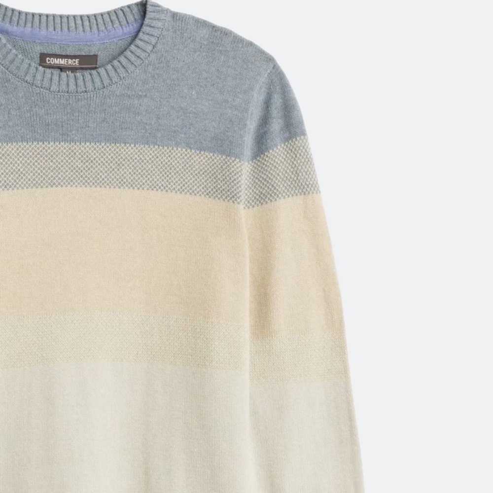 COMMERCE | Bernard Birdseye Colorblock Crew